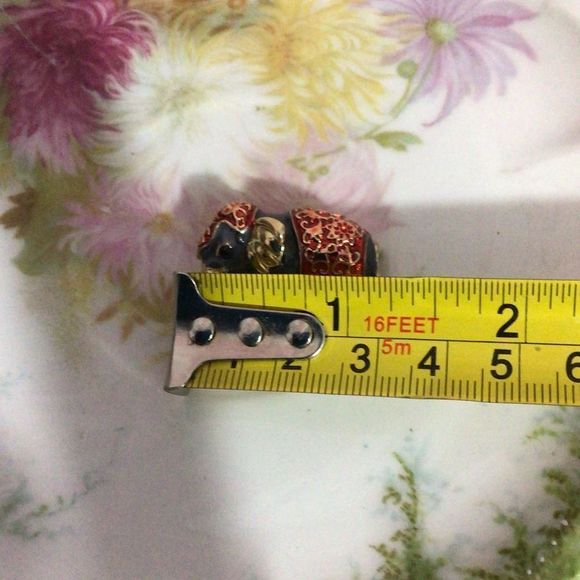 NWT Elephant Brooch Pin Enamel Elephant Multi Color - Picture 7 of 9